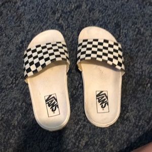 Checkered van slides